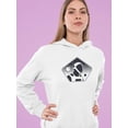 thumbnail image 2 of Spaceman Oortrait Hoodie Women -Smartprints Designs, Female 4X-Large, 2 of 4
