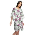 thumbnail image 5 of Moomaya Cutwork Lace Beach Kaftan For Women Printed Bikini Caftan Plus Size, 5 of 6