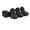 Black (pack of 4), variant on Dog Shoes for Hot Pavement, Breathable Silicone Dog Boots with Adjustable Straps & Non-Slip Sole, Waterproof Paw Protectors for Summer Winter, Easy On Off, Easy Cleaning