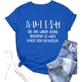 thumbnail image 3 of CHENge Autism Awareness Shirt Women Autism Month Tshirt Autism Acceptance Tee Inspiration Saying Short Sleeve Tops, 3 of 3