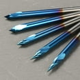 thumbnail image 3 of 5PCS V-Groove CNC Router Bits, Degree 20/30/45/60, 1/8'' Shank Nano Blue Coating End Mills, for Wood Carving Milling, VG05B, 3 of 6