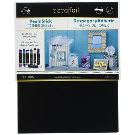 Black Toner Sticks - Thermoweb 3376 Deco Foil Peel N Stick Toner (2) Sheets 8