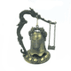 thumbnail image 4 of Reloj de bronce con forma de dragón y cerradura, adornos de feng shui, carillón de viento, joyería artesanal, campana de metal, 4 of 6