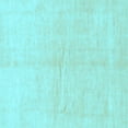 thumbnail image 1 of Ahgly Company Indoor Square Solid Light Blue Modern Area Rugs, 7' Square, 1 of 4