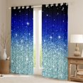 thumbnail image 2 of Castle Fairy Glitter Print Curtains Pack of 2 (42x84 Each),Dreamy Curtains Blackout, 2 of 6