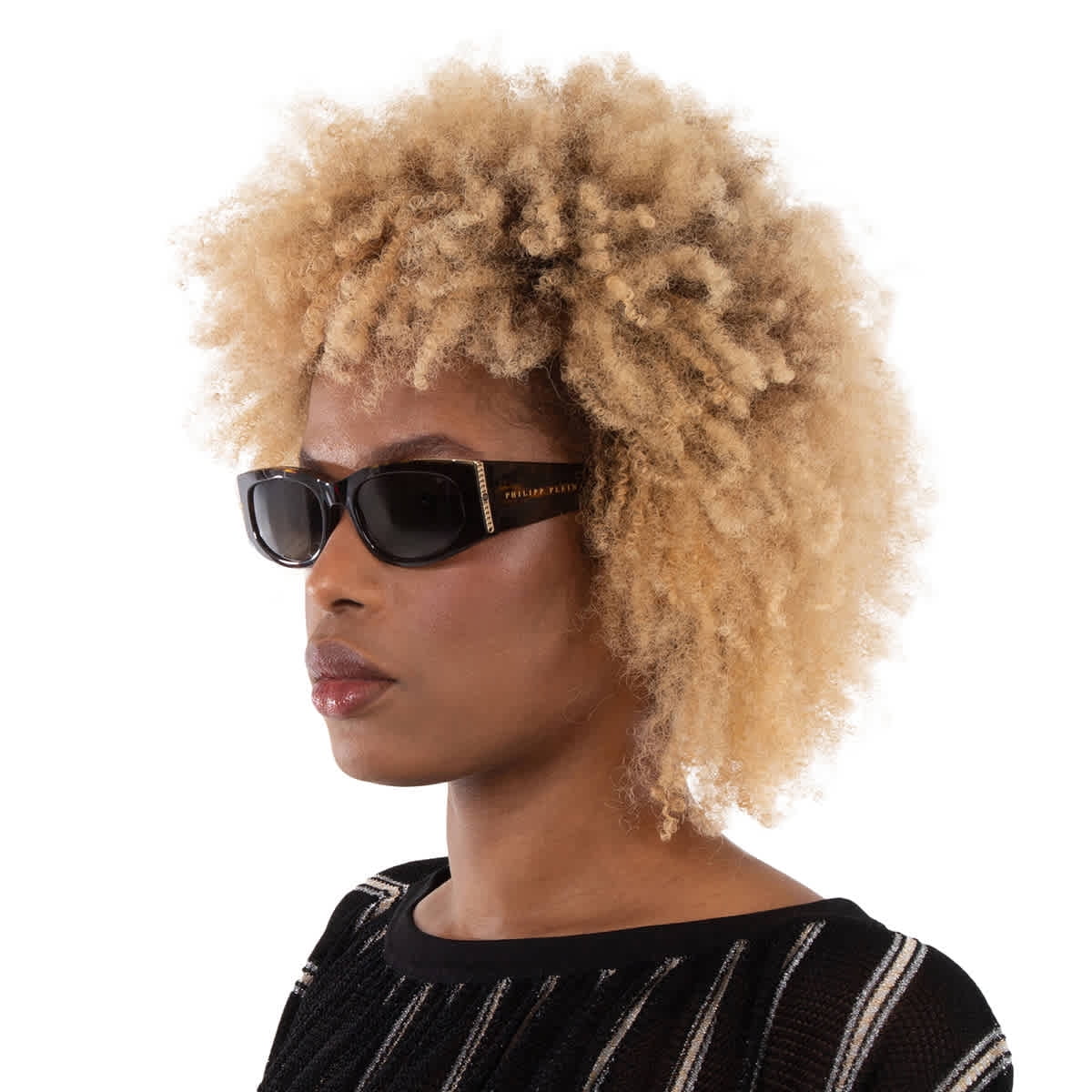 Roberto Cavalli SRC031 0700 55mm Cat Eye Sunglasses for  display picture 1