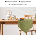 thumbnail image 6 of Burlap Farmhouse Cotton Linen Table Runner, Rustic WovenTable Runner for Dining, Kitchen, Holiday, Halloween, Christmas, Party,12x70 inch, 6 of 7