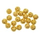thumbnail image 2 of de polvo de estrellas chapadas en oro brillante, redondas con purpurina para suministros de manualidades, 20 piezas Soledad Cuentas de latón Stardust, 2 of 10