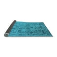 thumbnail image 2 of Ahgly Company Indoor Rectangle Oriental Light Blue Industrial Area Rugs, 2' x 4', 2 of 4