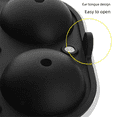 thumbnail image 3 of Molde de silicona para hockey sobre hielo circular grande de 4 piezas, 10 piezas, esqueleto de hockey sobre hielo, de grado alimenticio, a prueba de fugas, 6 piezas, 3 of 4