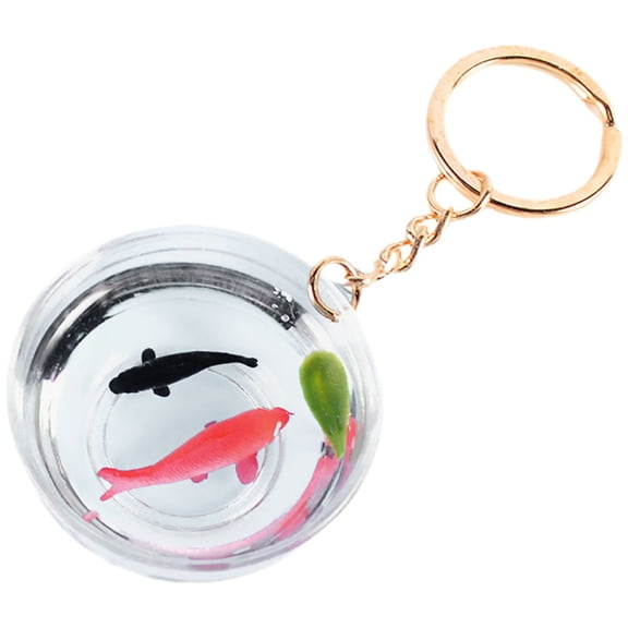 BESTYASH Goldfish Keychain Pendant Multi Color PVC Zinc Alloy Bag Decoration Ideal for and Keyrings