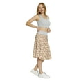 thumbnail image 4 of Women's New York Landmarks USA Empire State A-line Printed Skirt Casual Wear, L, Sand Brown Pale Brown, by Ambesonne, 4 of 6