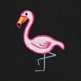 thumbnail image 2 of Dalix Flamingo Embroidered Fleece Cropped Zip Hoodie Cold Fall Winter Womens in Black 2XL XX-Large, 2 of 5