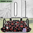 thumbnail image 6 of Bulopur Ladybug Waterproof Golf Cart Seat Covers Easy to Install Golf Cart Seat Towel Blanket with 4 Pockets Compatible with EZGO, Yamaha, Club Car, 6 of 8
