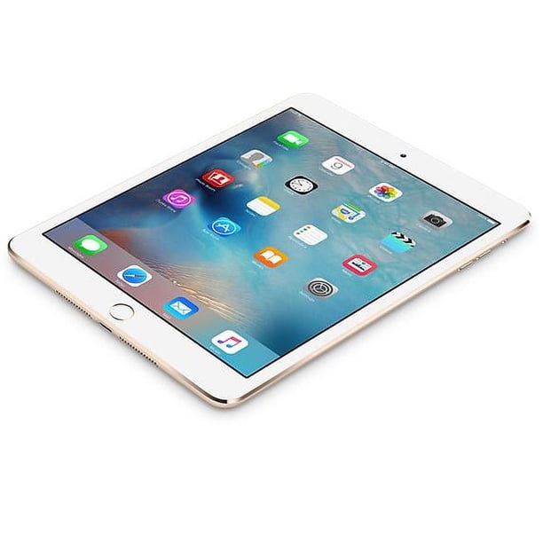 Restored Apple iPad Mini 4 128GB Gold (WiFi) (Refurbished