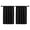Black, variant on Uxgjfwu Short Curtains Blackout Window Panels 30x24 inch Rod Pocket Pair for Living Room Bedroom Kitchen Partition Home Decor (2 Pack)