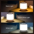 thumbnail image 5 of Warm Atmosphere Bedside Night Light, Touch Control, Switchable Warm Light, White Light, Adjustable Brightness, USB-C Charging, For Bedside, Reading, Coffee Table, Living Room Atmosphere Light, 5 of 10