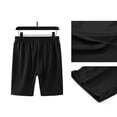 thumbnail image 4 of Liyamei Boys Athletic Shorts with Pockets for Summer Sports and Running Size 4-14,Black, 4 of 6