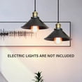 thumbnail image 4 of Farmhouse Pendant Lighting, Industrial Hanging Light Fixtures for Residential Spaces, Matte Black Pendant Light with Rust-Resistant Finish for Modern Design, 4 of 5