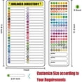 thumbnail image 2 of shiyou-Circuit Breaker Labels Self-Adhesive Electrical Panel Labels Quick Identification Color Cording Number Catalog Load Center Breaker Box Labels for Electricians, Homeowners and Shops -2PCS, 2 of 4