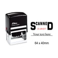 thumbnail image 1 of Self Inking Shiny Date Stamper With Scanned & Your Text Here Text Office Stationery Rubber Stamp S-829D, 1 of 1