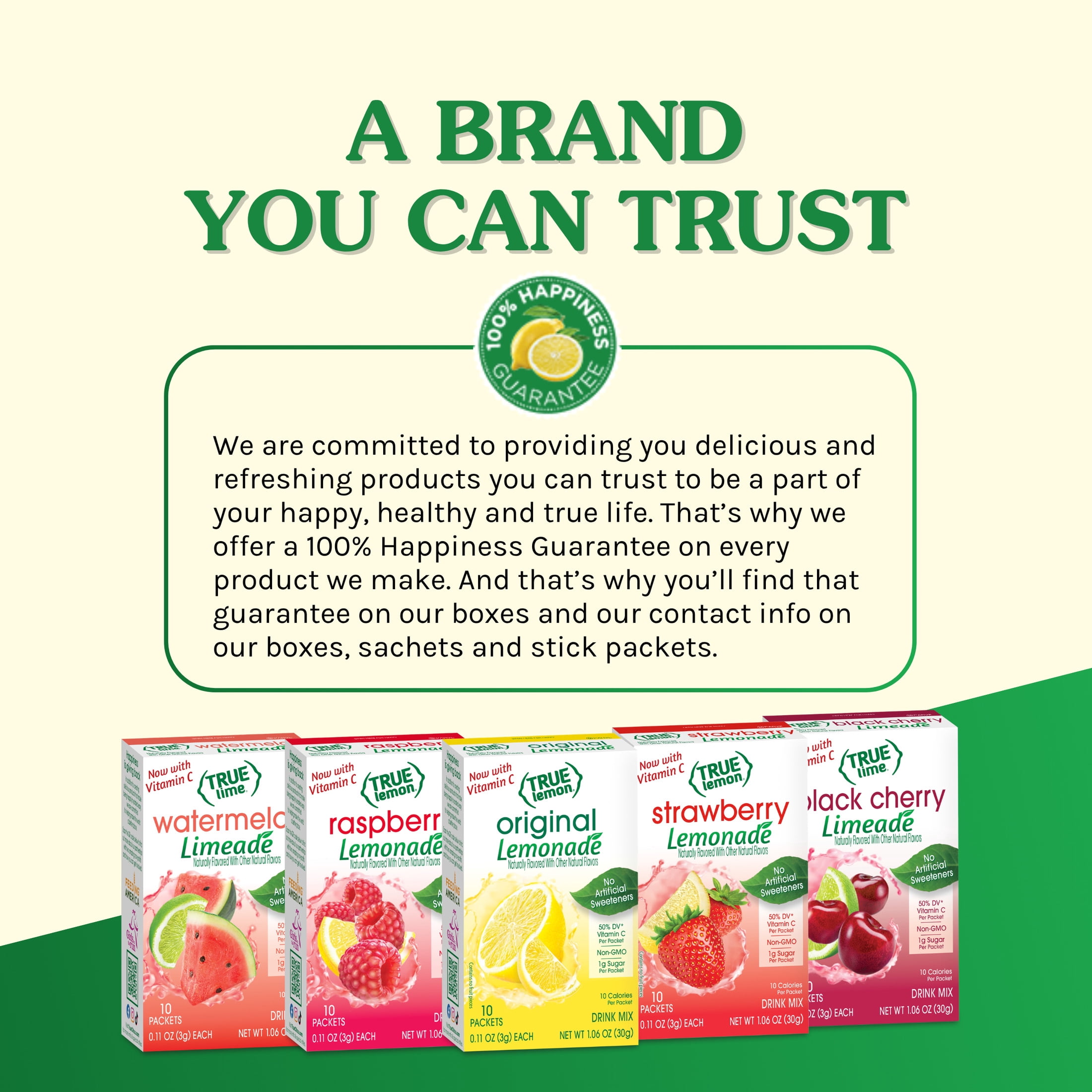 (12 pack) True Lemon Wildberry Lemonade Drink Mix Powder, 10 Calories, No Artificial Sweeteners, 10 Count Box