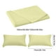 thumbnail image 3 of Láminas De Fibra Juego de sábanas de poliéster de 3 piezas con 2 fundas de almohada, 150x230 cm, color liso, lavables, para colchón estándar (verde hierba). Rkxzt, 3 of 9