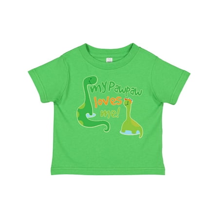 

Inktastic My PawPaw Loves Me Gift Toddler Boy Girl T-Shirt