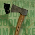 thumbnail image 2 of FORESTER Woodman 24in Wood Cutting Axe with Sheath - Multipurpose Axe with Hickory Handle for Wood Splitting and Chopping - Hand Forged Swedish Steel, 2 of 7