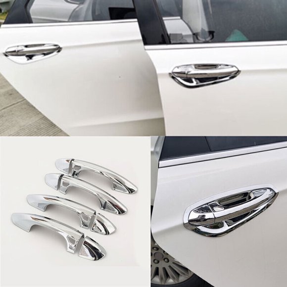 Chrome Outside Door Handle Cover Trim For 2013-2021 for Ford Mondeo-Fusion ABS 8PCS