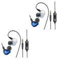 thumbnail image 4 of Maytalsory CK9 Earphone Dual Moving Coil In-ear Headset Heavy Bass Stereo In-line Blue 1.2m 2Set, 4 of 6