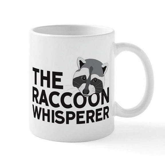 CafePress - The Raccoon Whisperer Mugs - 11 oz Ceramic Mug - Novelty Coffee Tea Cup