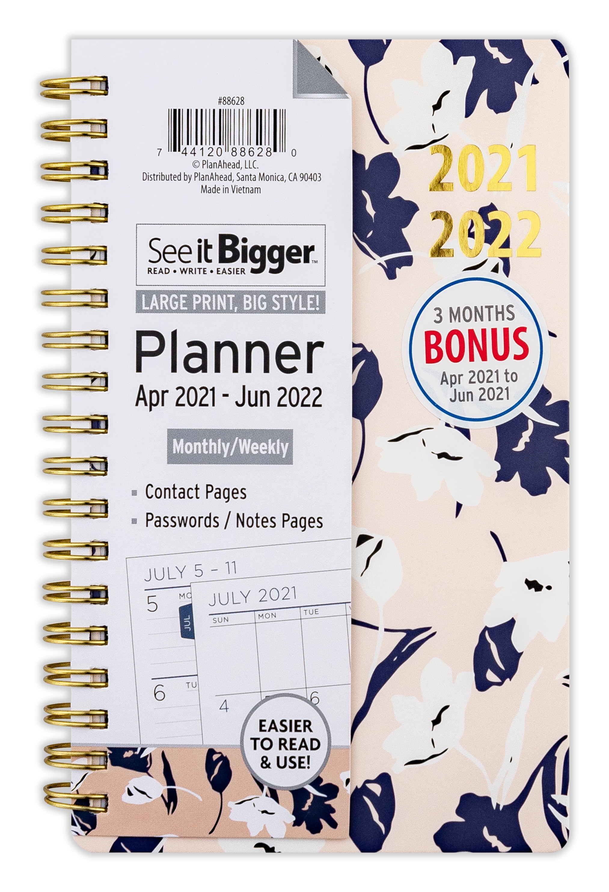 Mini 2021 Desk Calendar Paper Daily Monthly Planner Schedule Office Portable Mg 