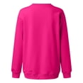 thumbnail image 4 of Haut de sous-Vêtements Thermiques Liquidation Chandail à Capuchon en Polyester pour Femmes Chandails en Molleton Col Rond Femmes Tendance Décontracté Manches Longues Hauts Adolescentes Chandail en Molleton Col Rond Vêtements Tenues 2024, 4 of 5