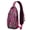 Paisley Boho De, variant on Paisley Boho Design Sling Backpack – Vintage Floral Crossbody Daypack, Lightweight Travel Bag with Adjustable Strap & Multiple Compartments
