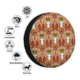 thumbnail image 4 of Susaid Cow Skull Print Water Proof Spare Tire Cover Wheel Tire Dust-proof Cover Fit Trailer, RV, SUV and Many Vehicle-14 inch, 4 of 6
