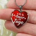 thumbnail image 4 of My Love Is Yours Spanish Mi Amor Es Tuyo Heart Pendant Necklace, 4 of 11