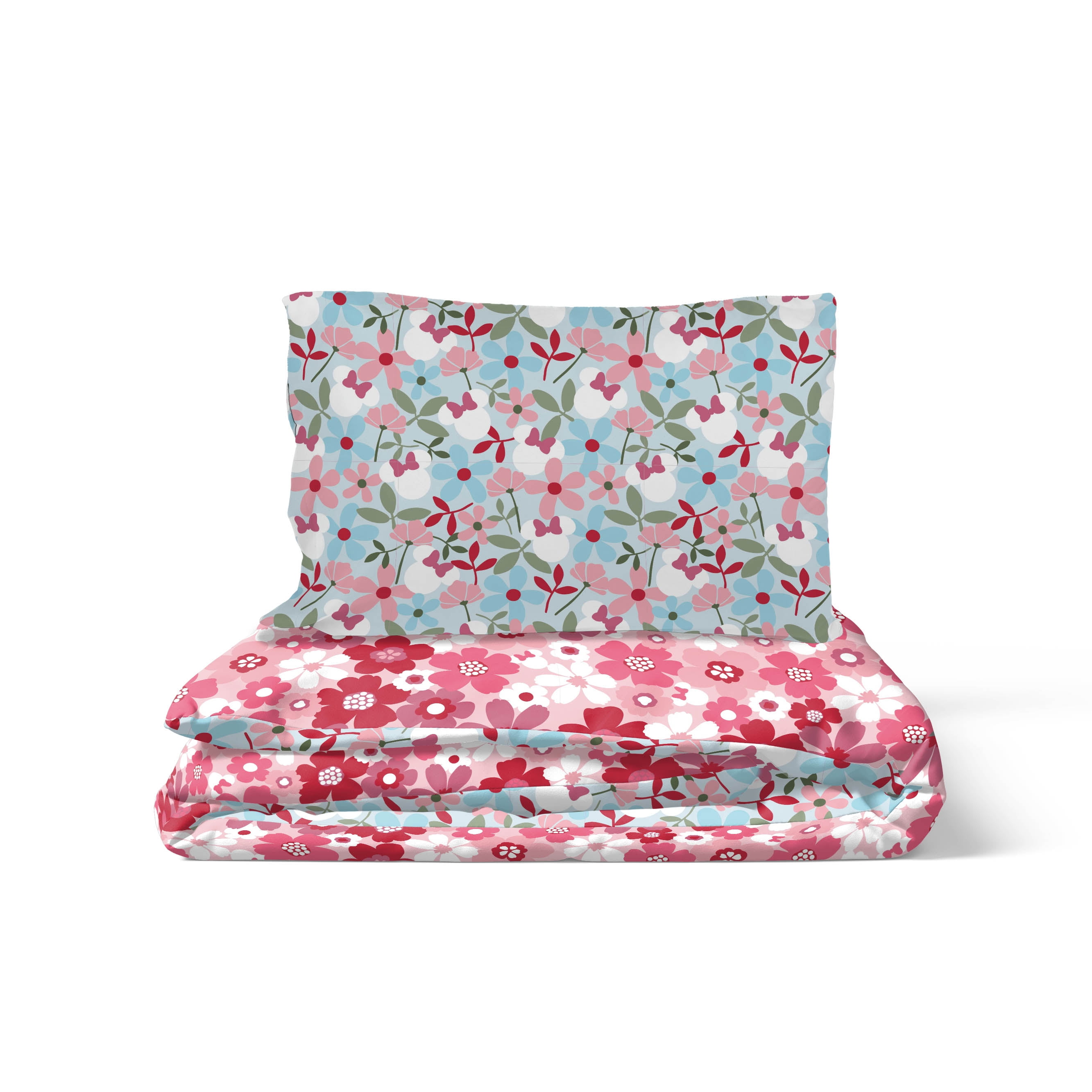 Minnie Mouse 2-Piece Reversible Comforter Set, Liberty Minnie, Multicolor, Disney, Twin/Full