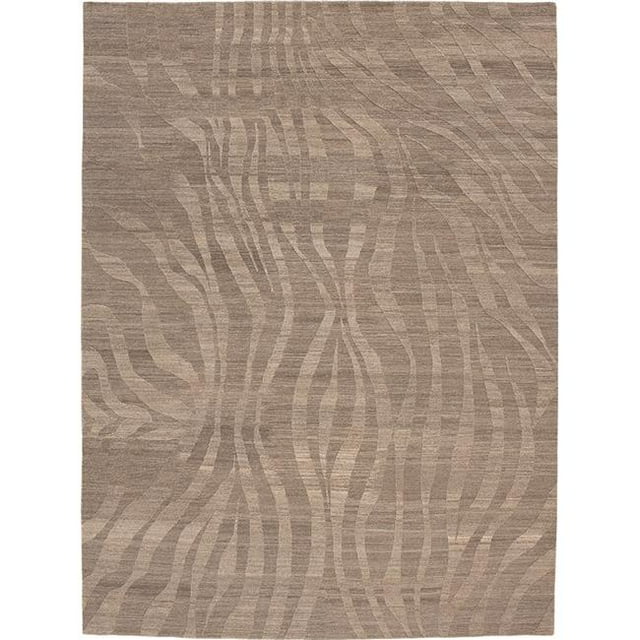 Due Process Stable Trading Élémentaire Takri Zone Naturelle & Grise Rug&44; 6 x 9 Pi.