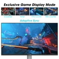 thumbnail image 4 of KOORUI 27” WQHD Gaming Monitor, 240Hz 1ms, Mini-LED Display HDR 1000, Height Adjustable, HDMI, White/Grey, 4 of 7