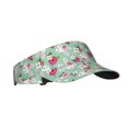 thumbnail image 2 of Yiaed Bunny And Rose Print Sport Sun Visor Hats Adjustable Empty Top Baseball Cap Cotton Ball Caps for Women and Men, 2 of 5