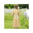 thumbnail image 6 of Girls Dress 3 Piece Set Apron Bonnet Pioneer Costume Floral Peasant Retro 5 Years, 6 of 9