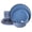 Blue, variant on ALOFMO 12 Piece Stoneware Dinnerware Set for 4, Blue Reactive Glaze Plates and Bowls, Microwave & Dishwasher Safe