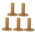 thumbnail image 1 of 5pcs 80mm Rubber Tees (Coffee), 1 of 4