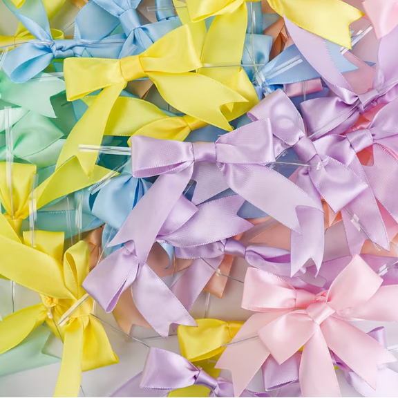 Easter Pastel Bows Size 2.64
