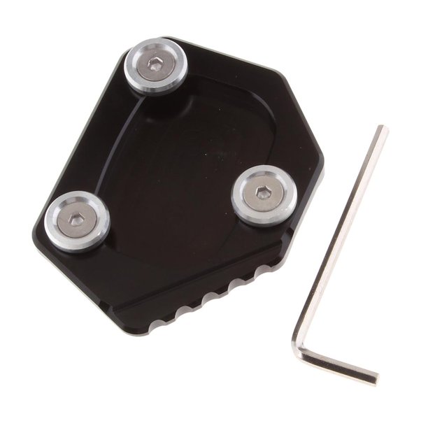 Soporte De Montaje Lateral Para Motocicleta CNC Soporte De licencia Para / X 2014 2015 Negro DYNWAVEMX Placa de extensión de pata de cabra