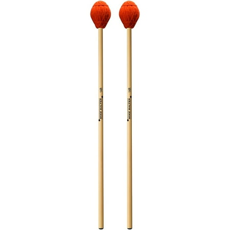 Mike Balter Ensemble Series Rattan Marimba Mallets 14 Red Yarn Medium Soft