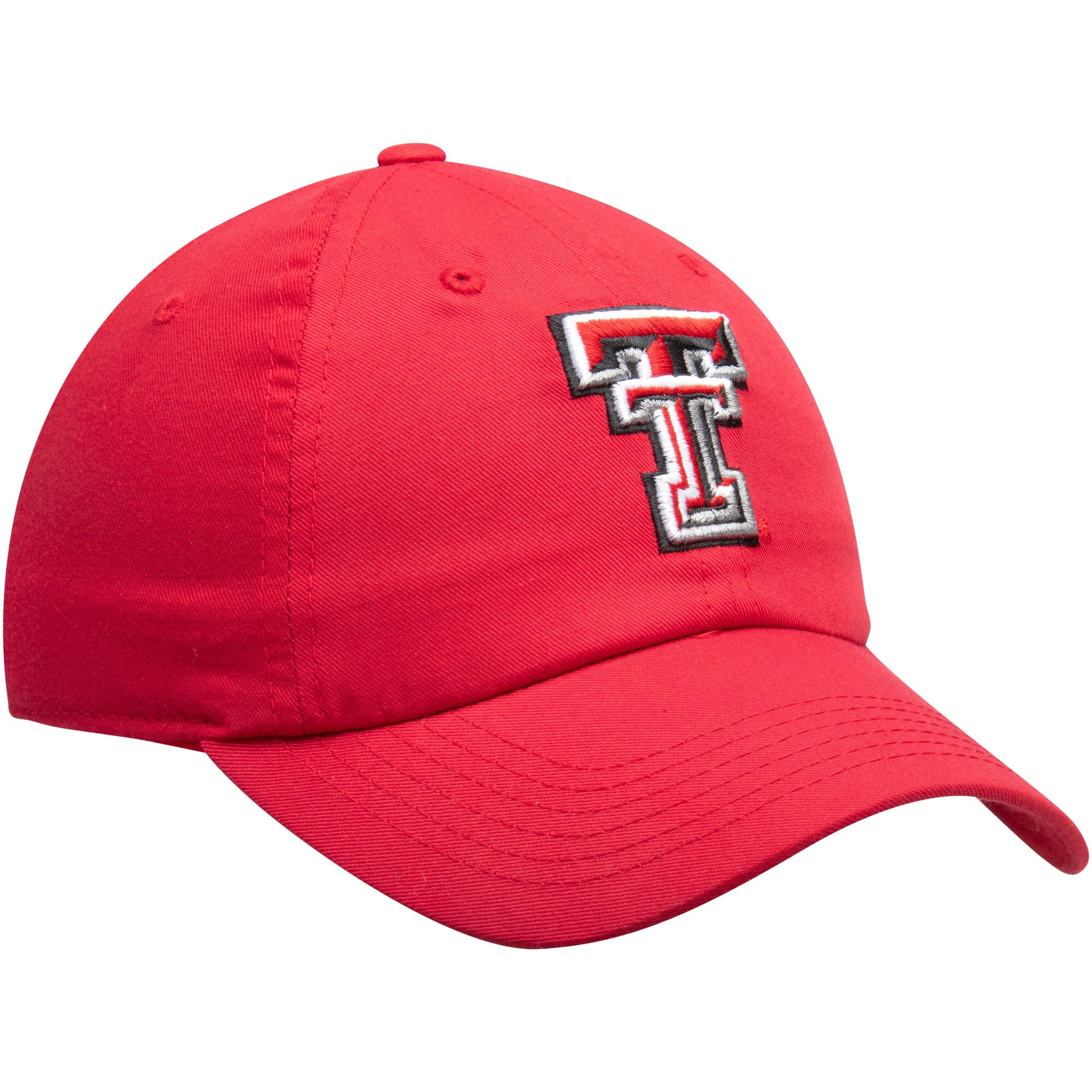 Men's Top of the World Red Texas Tech Red Raiders Primary Logo Staple Adjustable Hat