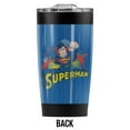 thumbnail image 2 of Superman Rough Distress Stainless Steel Tumbler 20 oz Coffee Travel Mug/Cup, Vacuum Insulated & Double Wall with Leakproof Sliding Lid | Great for Hot Drinks and Cold Beverages, 2 of 7
