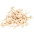 thumbnail image 3 of Mini Hammer, Lightweight 50 Pcs Mini Wooden Hammers  For DIY Crafting, 3 of 8